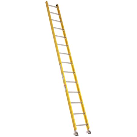 Bauer Ladder Straight Ladder, Fiberglass, 375 lb Load Capacity 33114